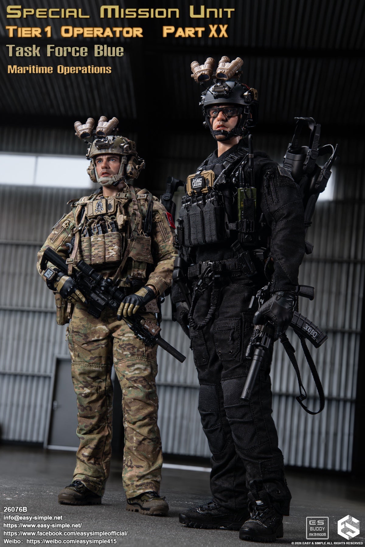 Presale Easy&Simple 26076A 1/6 Special Mission Unit Tier1 Operator Figure Toy