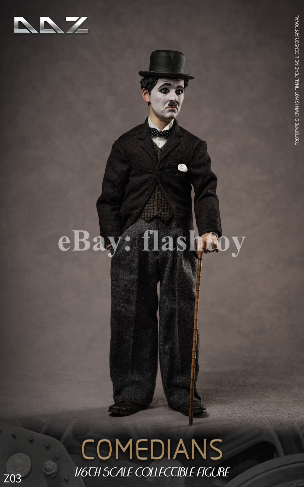 Presale DDZTOYS Z03 1/6 Comedian Chaplin Collectible Male Action Figure Model