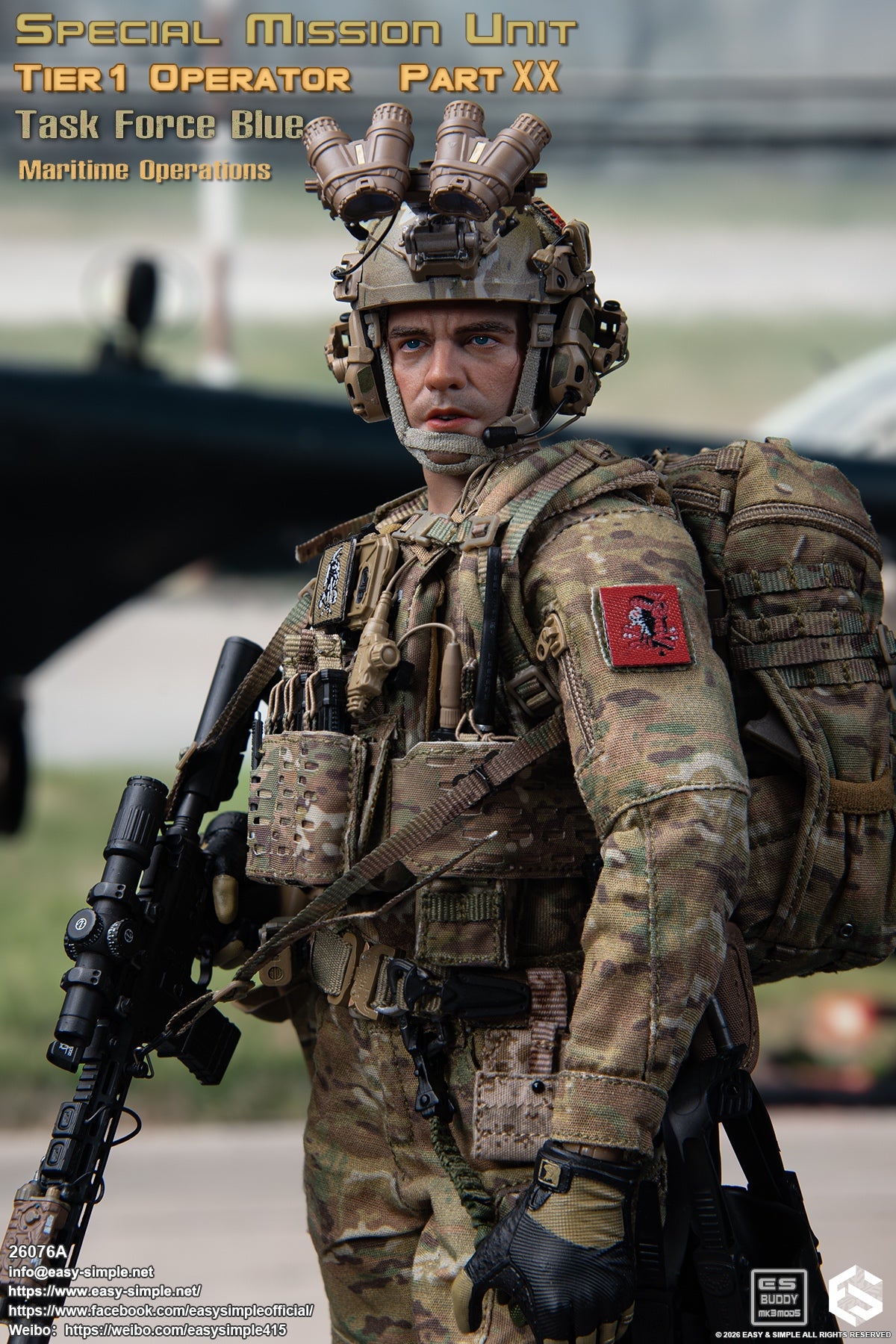 Presale Easy&Simple 26076A 1/6 Special Mission Unit Tier1 Operator Figure Toy