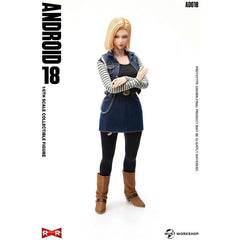 Presale MUST WORKSHOP AD018 1/6 Cyborg Blonde Female Warrior Dragon Ball Android 18