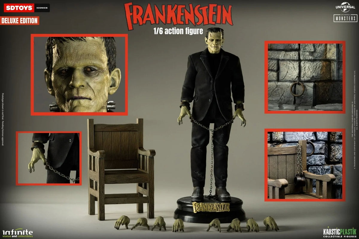 In Stock Infinite Statue 1/6 Frankenstein Male Action Figure Model Deluxe Ver.