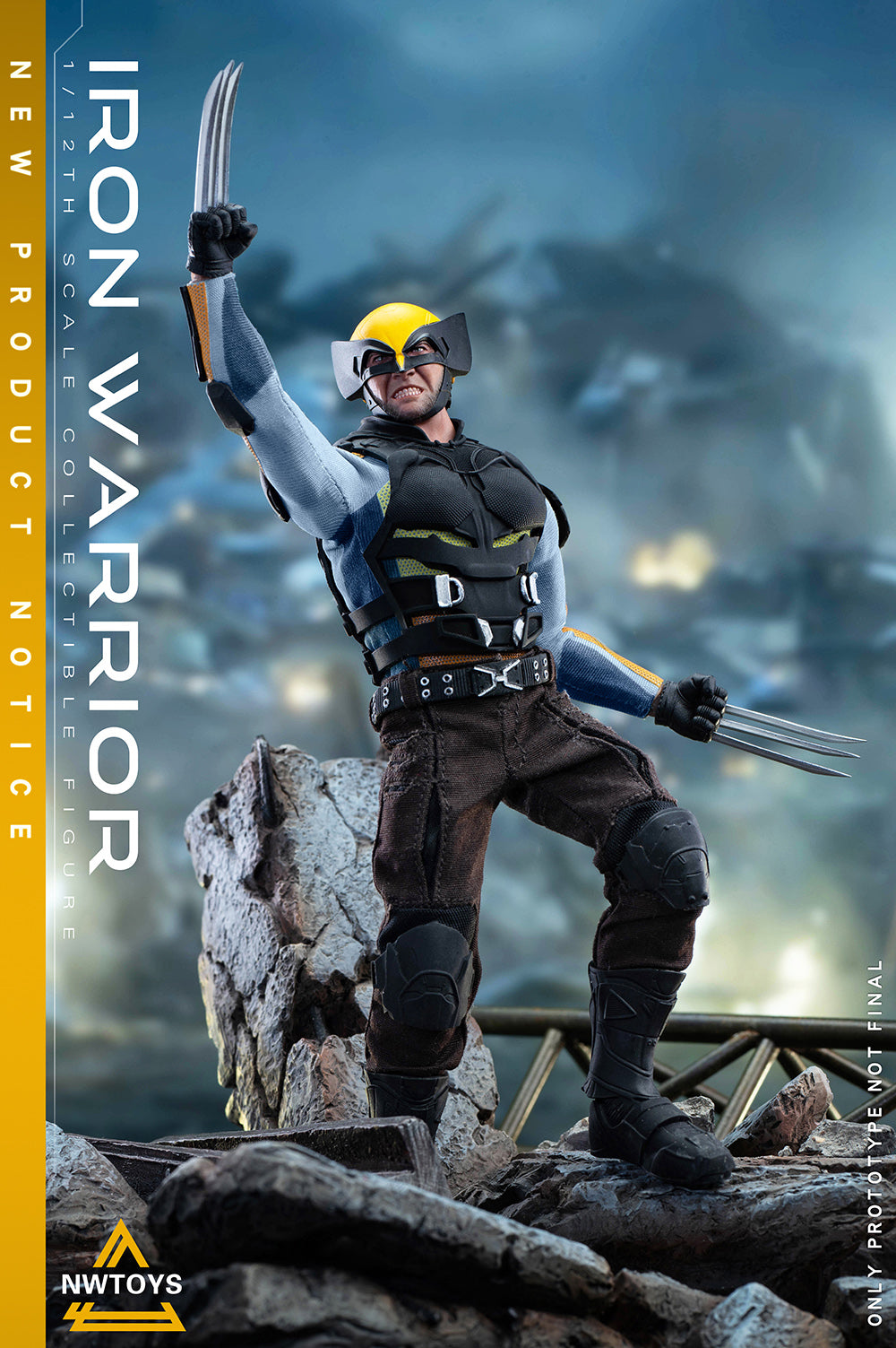 Nwtoys 1/12 Iron Warrior Logan Collectible Male Action Figure Model Toy