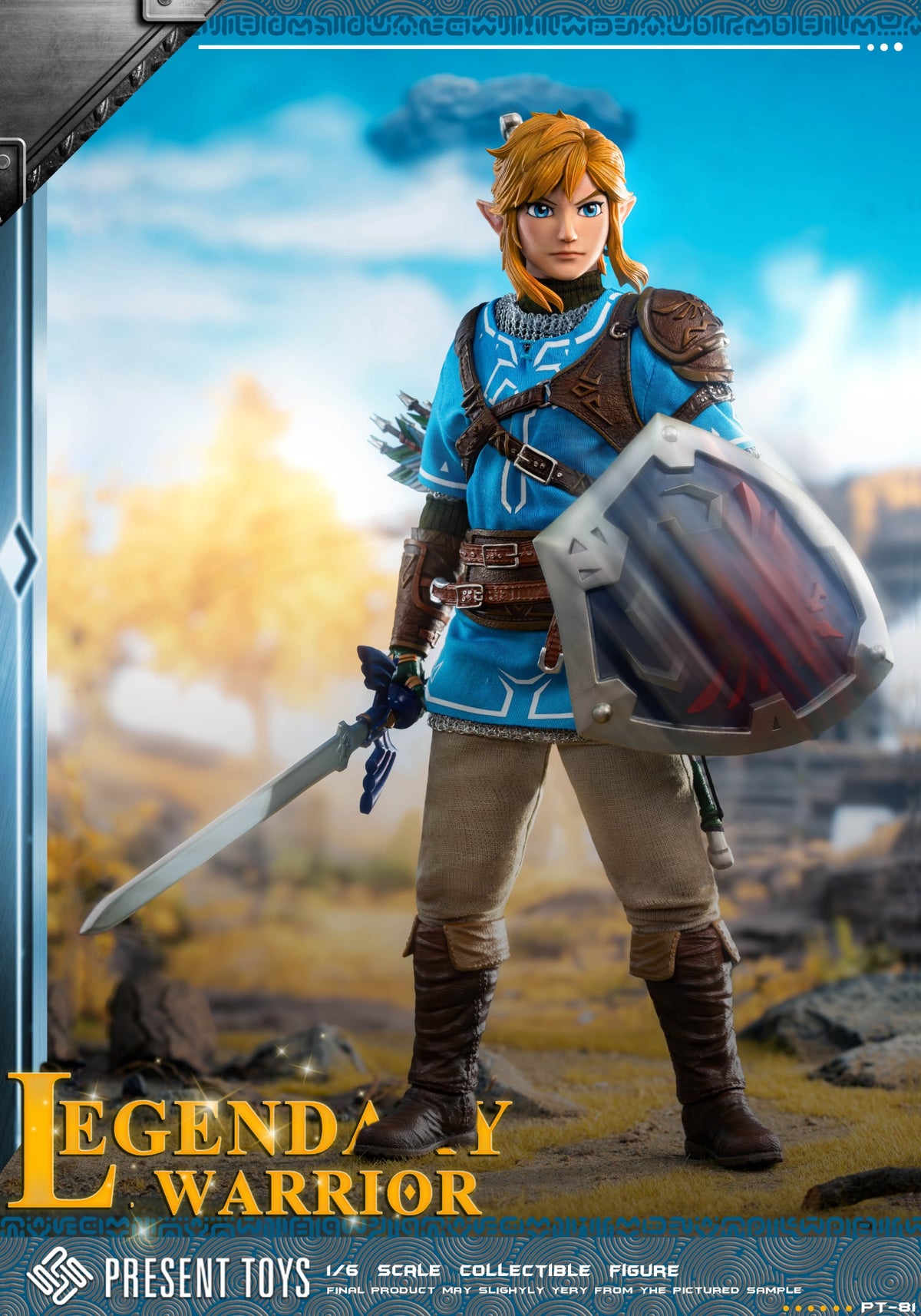 PRESENT TOYS PT-sp81 1/6 Legendary Warrior Link Male Action Figure Model Toy