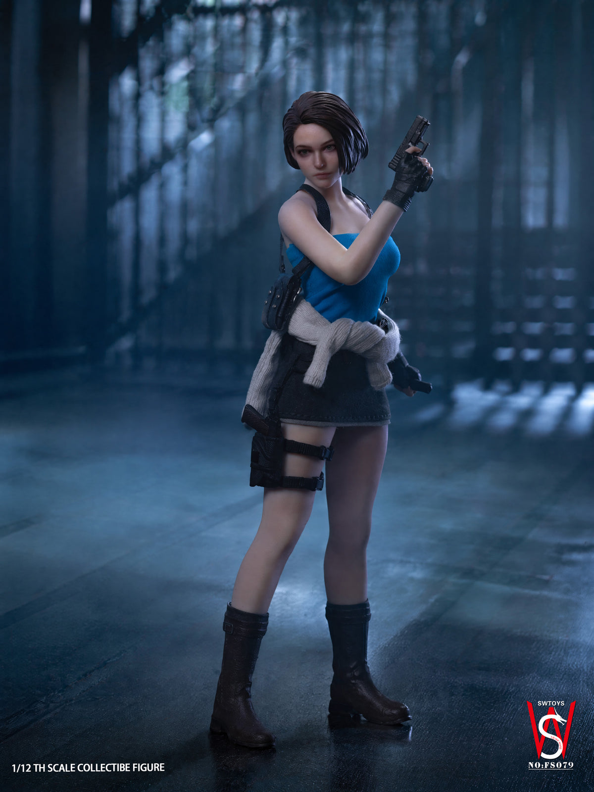 Presale SWTOYS FS079 1/12 Resident Zombie Evil Crisis Jill Valentine Female Action Figure