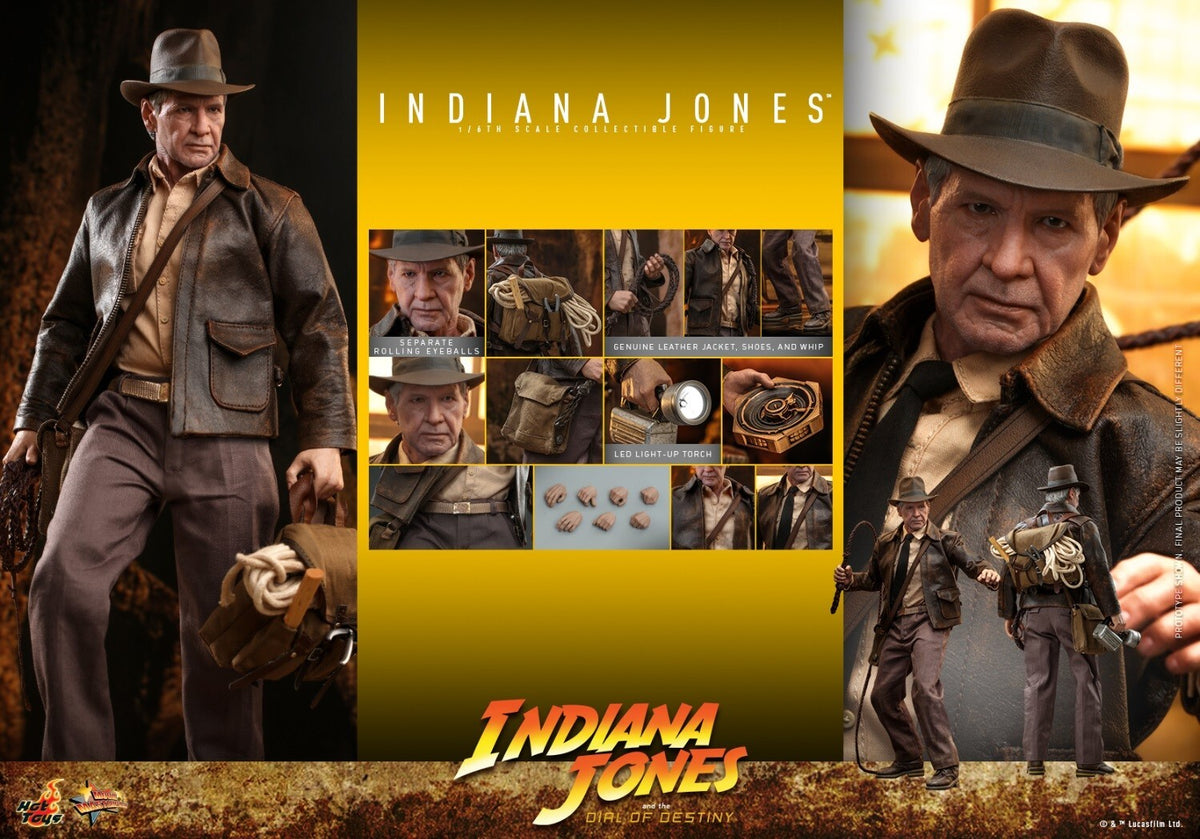 Hot Toys MMS716 1/6 Indiana Jones and the Dial of Destiny Male Action Figure Toy