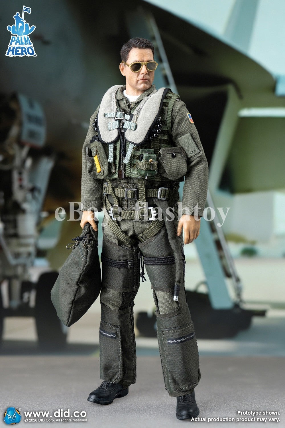 Presale DID XM80031 1/12 The US Navy Fighter Weapons School Instructor Pilot Toy