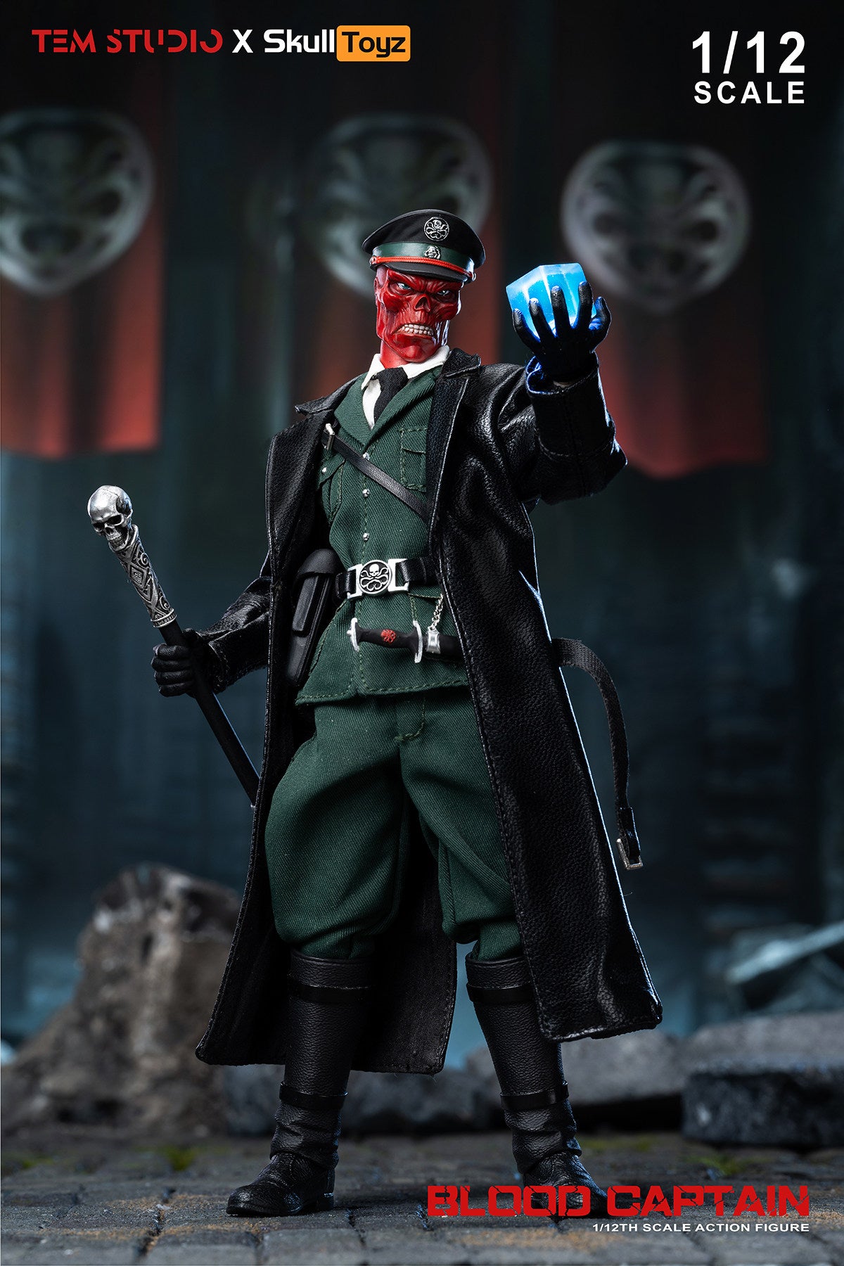 Presale TEM STUDIO TEMS007A 1/12 Hell Flame Killer Karl Ruprect Kroenen Figure