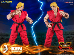 Iconiq Studio IQGS-04 1/6 Street Fighter Ken 12" Male Action Figure Model Toy