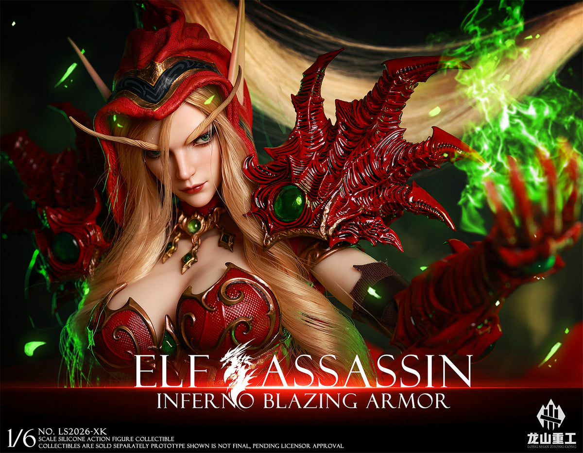 Presale Longshan LS2026-XK 1/6 Blood Elf Rogue Valeera Action Figure Model Toy