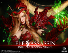 Presale Longshan LS2026-XK 1/6 Blood Elf Rogue Valeera Action Figure Model Toy