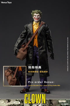 Presale Venus Toys VET002 1/12 The Clown Comic Villain 6" Action Figure Model