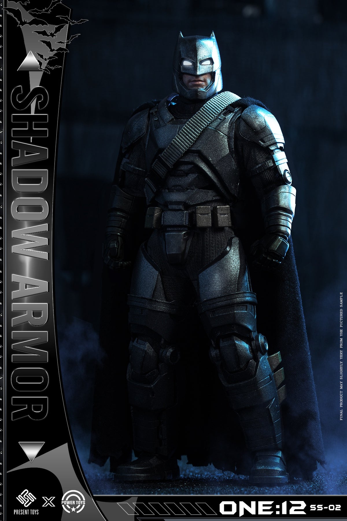 PRESENT TOYS SS-02 1/12 Bat Man Shadow Armor Collectible Male Action Figure Toy