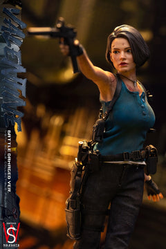SWTOYS FS073 1/6 Resident Zombie Evil Crisis Jill Figure Toy Battle Damaged Ver.