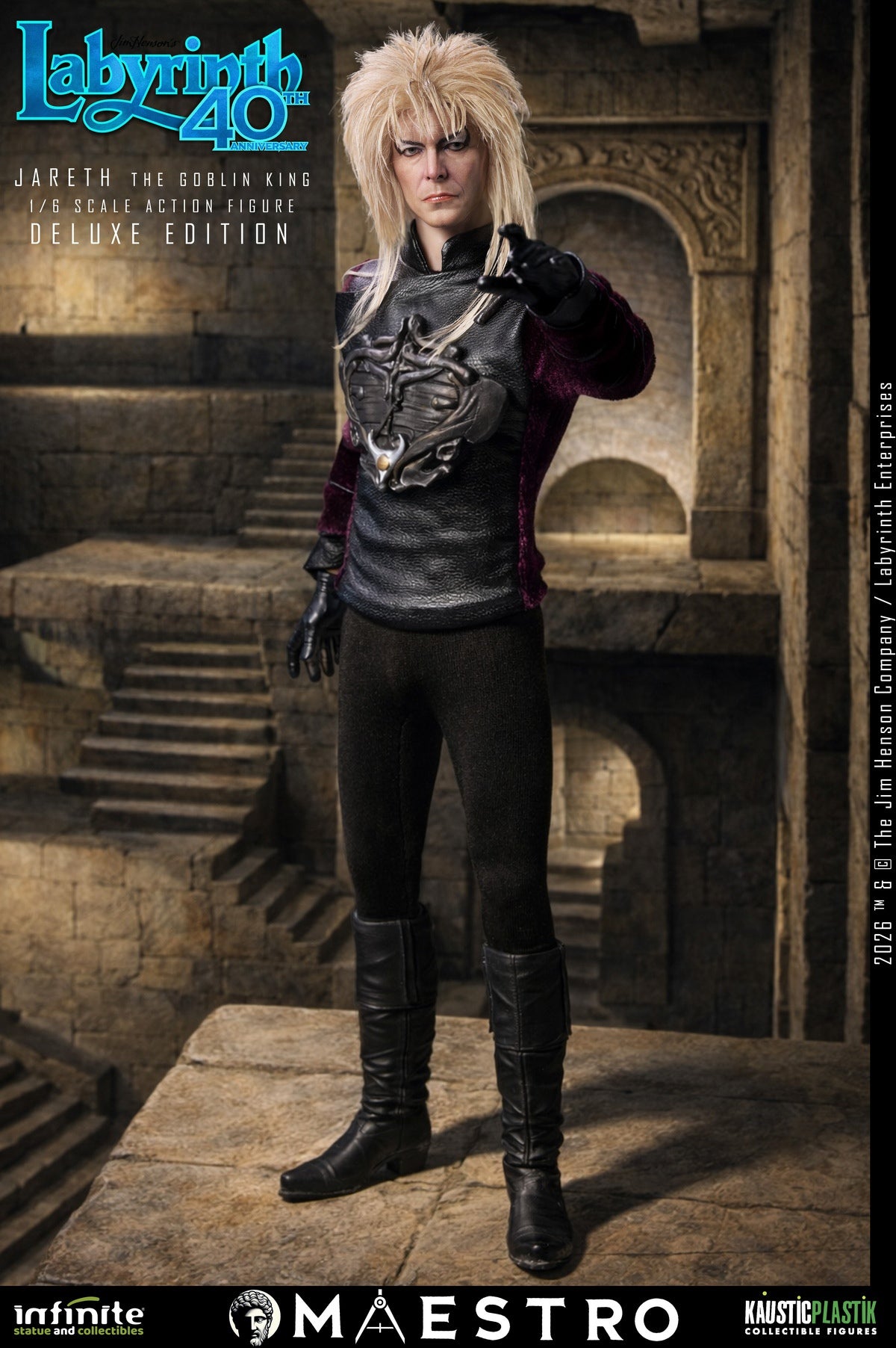 Presale Infinite 1/6 Labyrinth Jareth the Goblin King Male Action Figure Model