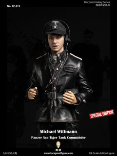 Facepoolfigure FP019B 1/6 Panzer Ace Tiger Tank Commander Wittmann Action Figure