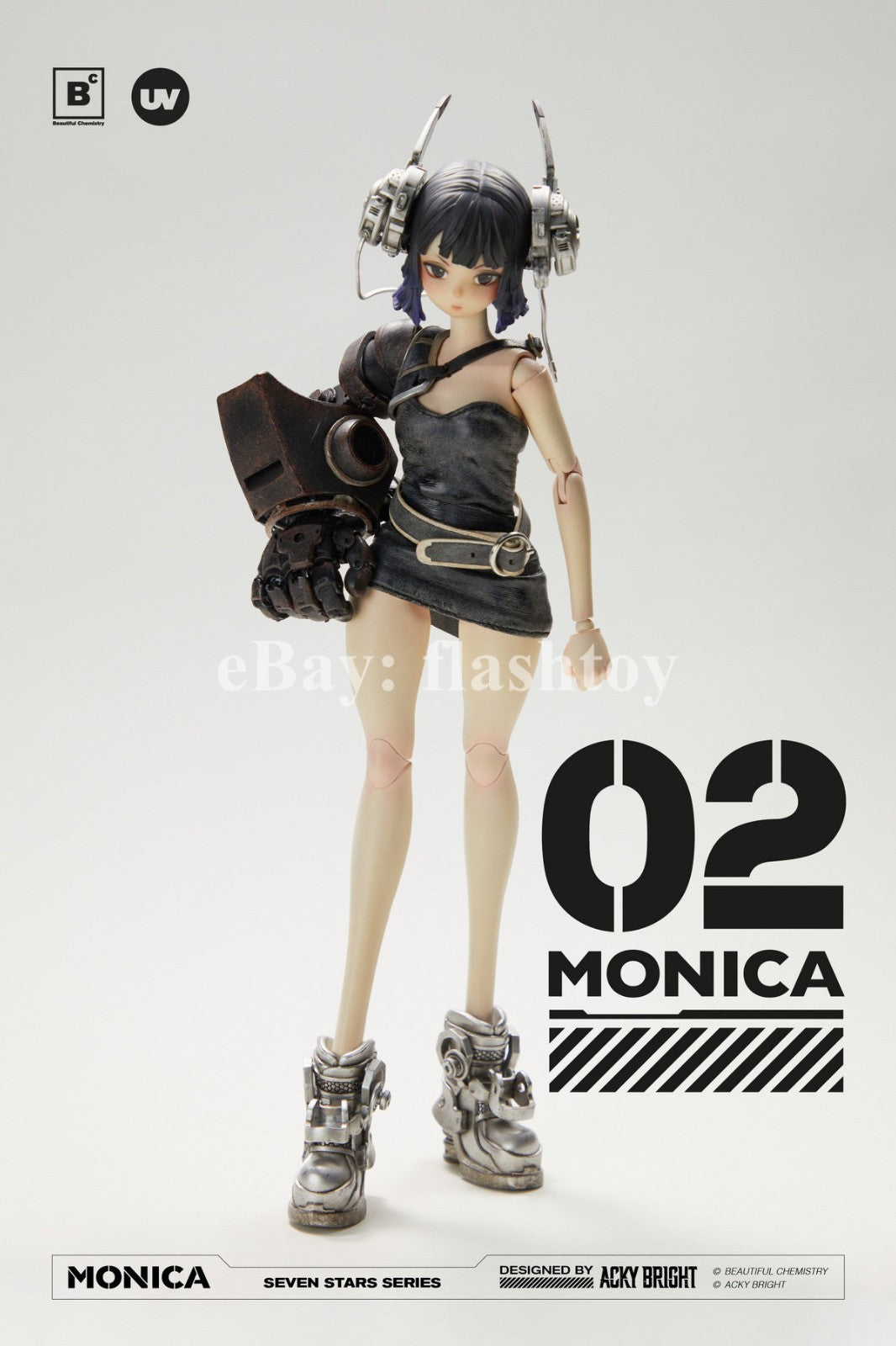 Beautiful Chemistry UV202415 1/6 Seven Stars No.02 Monica Action Figure Model