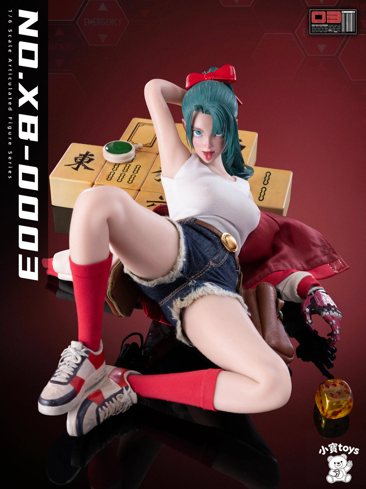 Presale XBTOYS XB0003 1/6 Wealth Girl Blue-Haired Enchantress Action Figure Toy