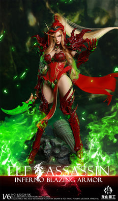 Presale Longshan LS2026-XK 1/6 Blood Elf Rogue Valeera Action Figure Model Toy