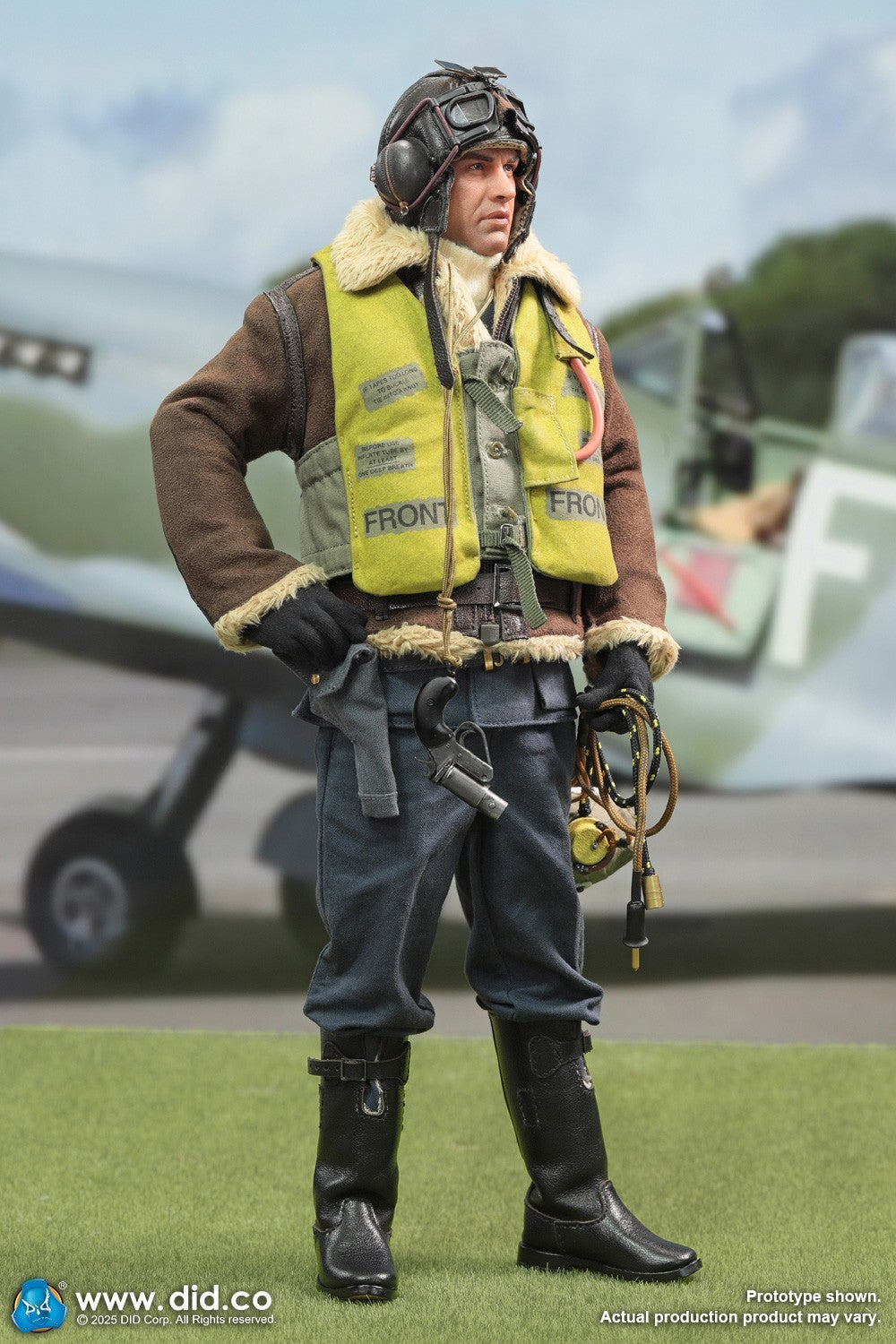 DID K80187 1/6 WWII British Pilot Squadron Leader Tom Action Figure Model Toy