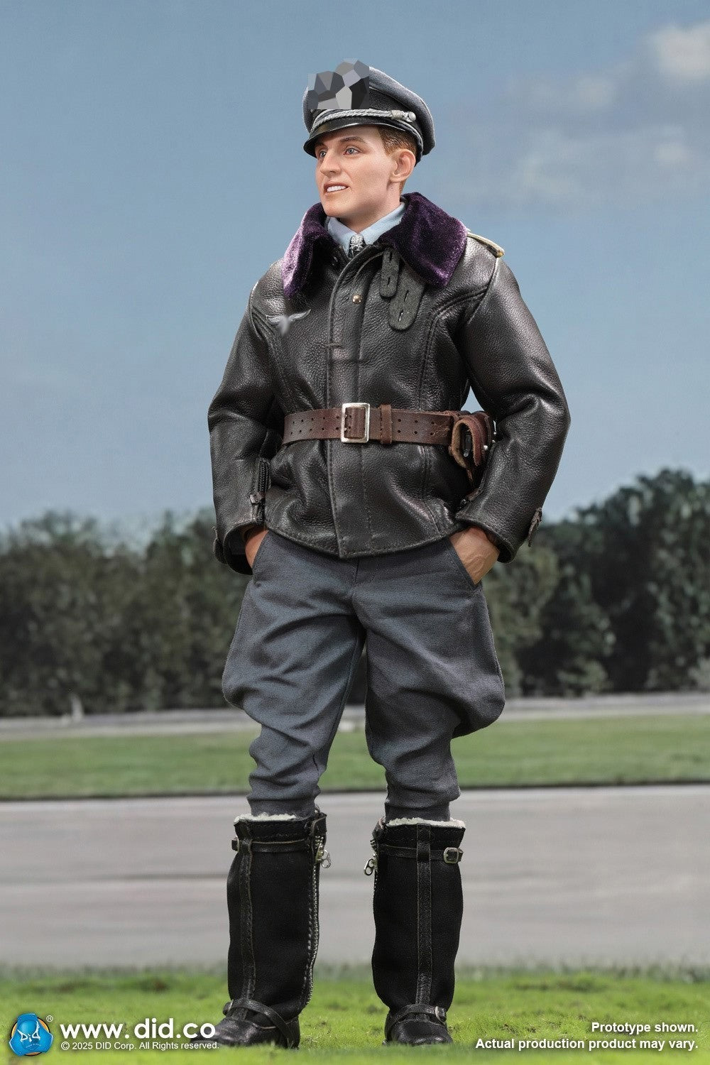 DID D80190 1/6 WWII German Luftwaffe Ace Pilot Erich Hartmann Action Figure Toy