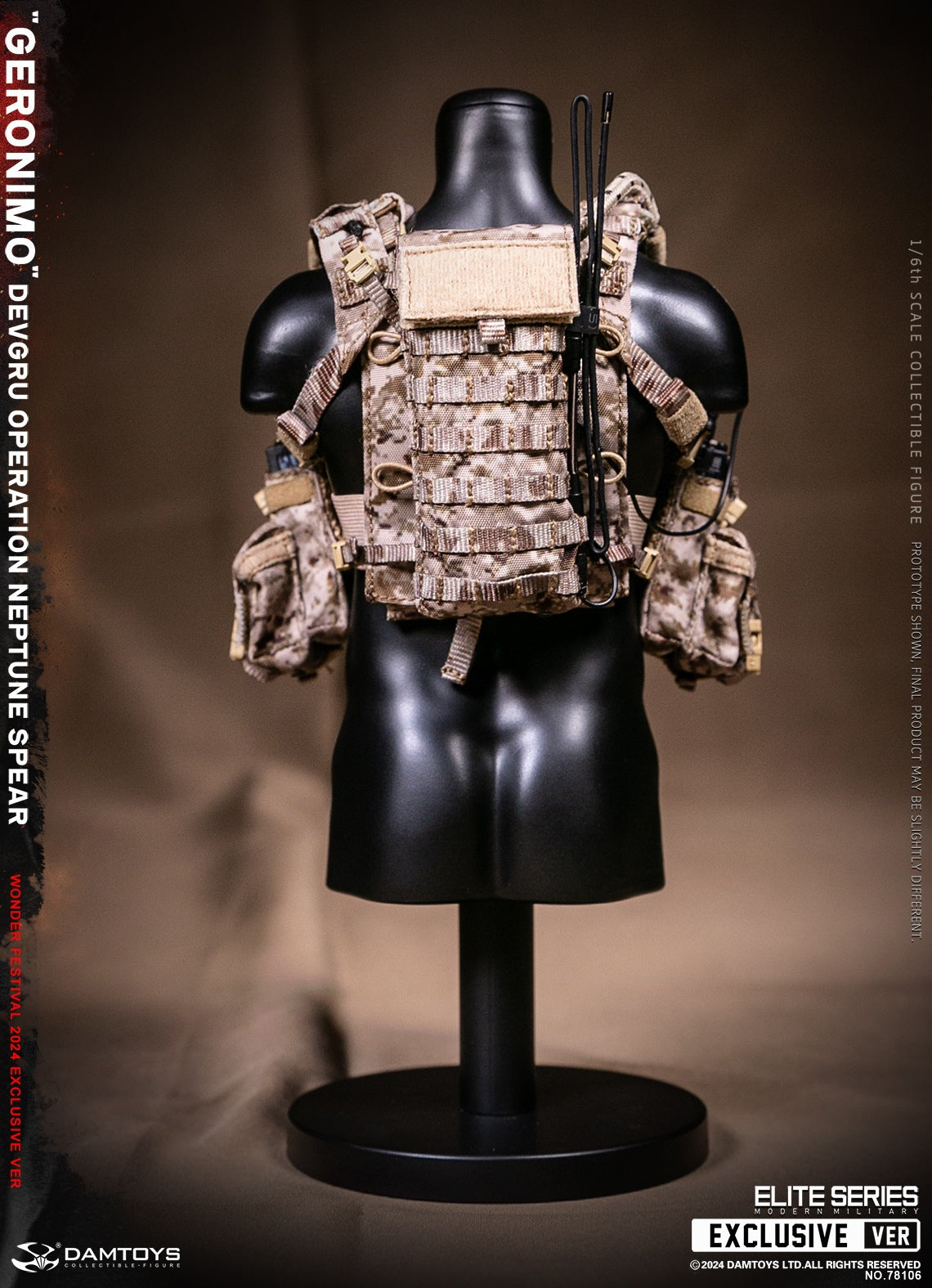 DAMTOYS 78106 1/6 DEVGRU Operation Neptune Spear GERONIMO Actionfiguren-Modell