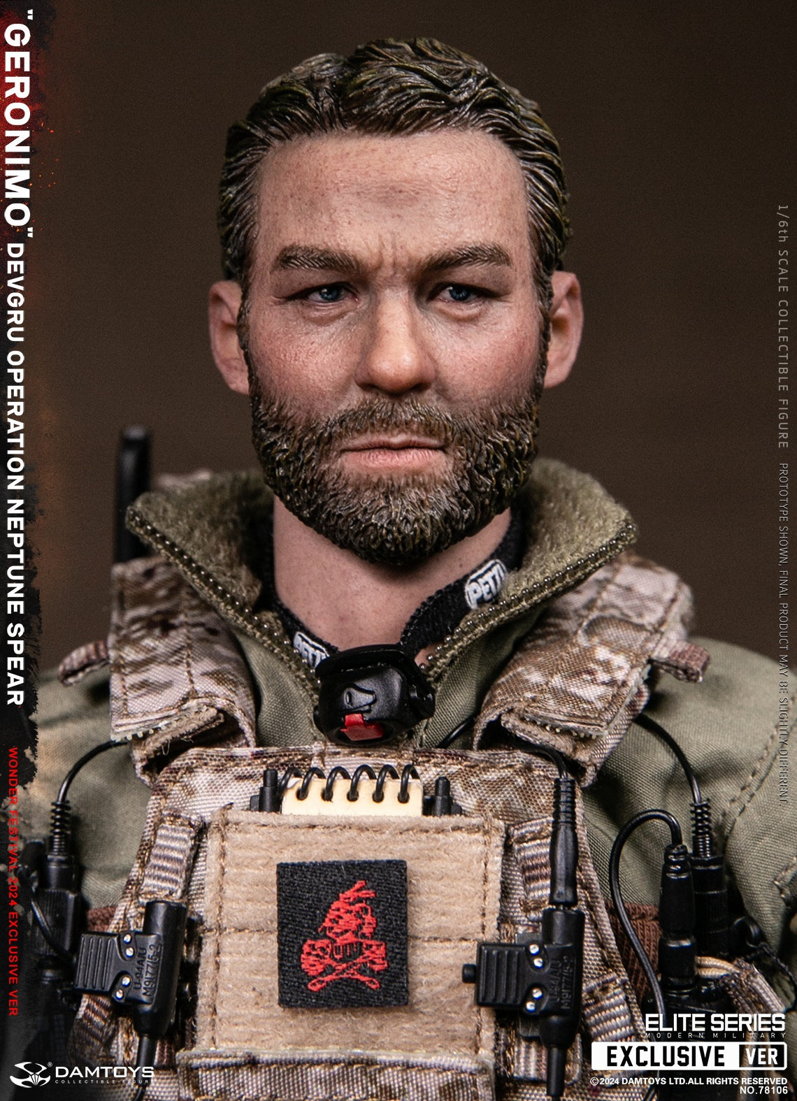 DAMTOYS 78106 1/6 DEVGRU Operation Neptune Spear GERONIMO Actionfiguren-Modell