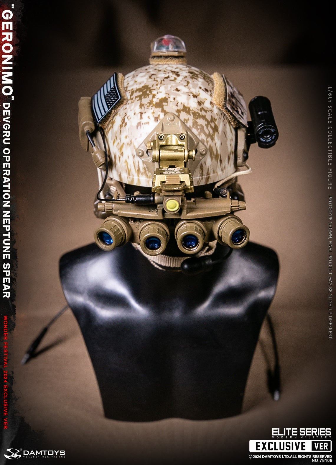 DAMTOYS 78106 1/6 DEVGRU Operation Neptune Spear GERONIMO Actionfiguren-Modell