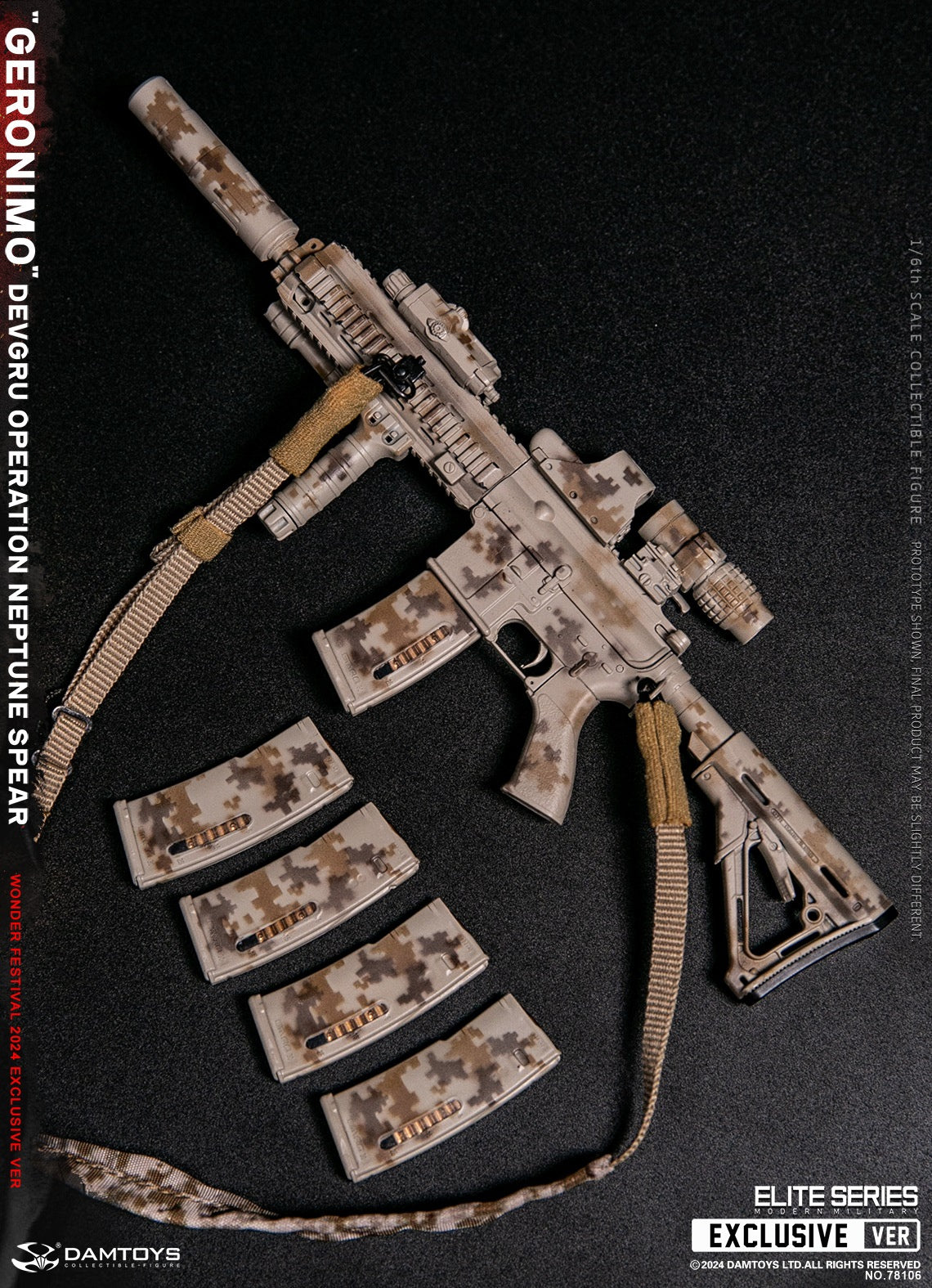 DAMTOYS 78106 1/6 DEVGRU Operation Neptune Spear GERONIMO Actionfiguren-Modell
