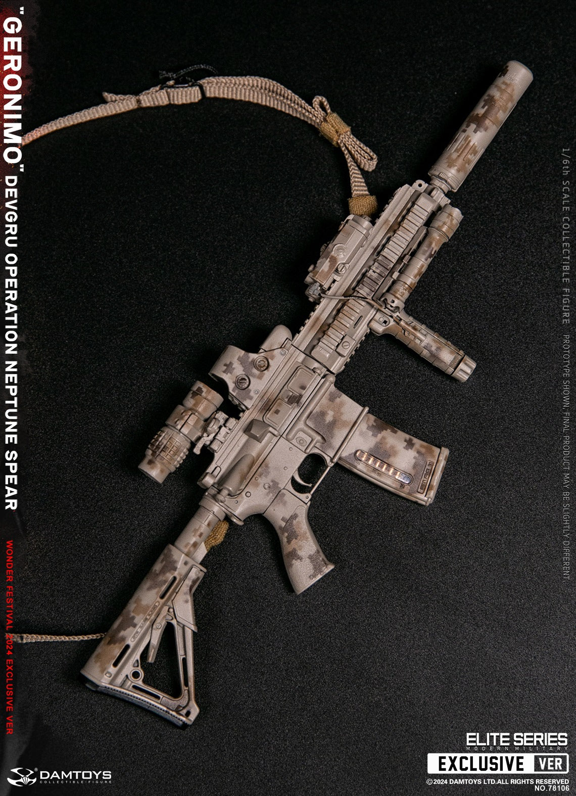 DAMTOYS 78106 1/6 DEVGRU Operation Neptune Spear GERONIMO Actionfiguren-Modell