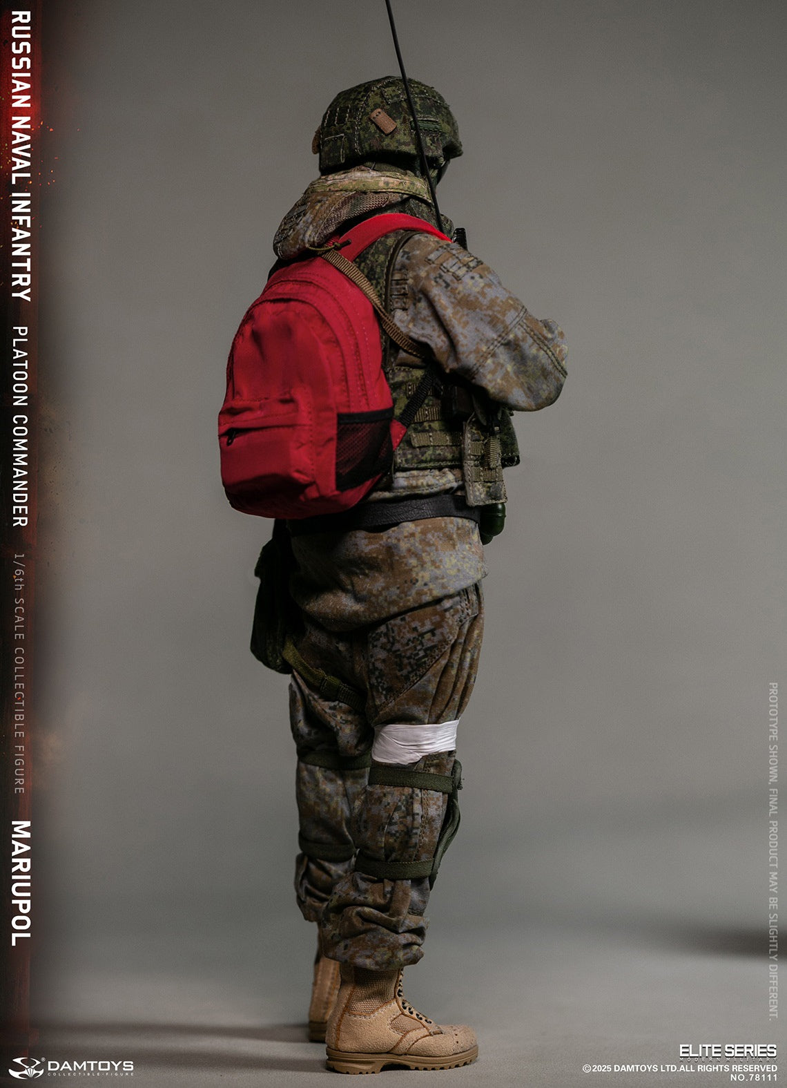 Presale DAMTOYS 78111 1/6 Russian Naval Infantry Commander Mariupol Figure Model