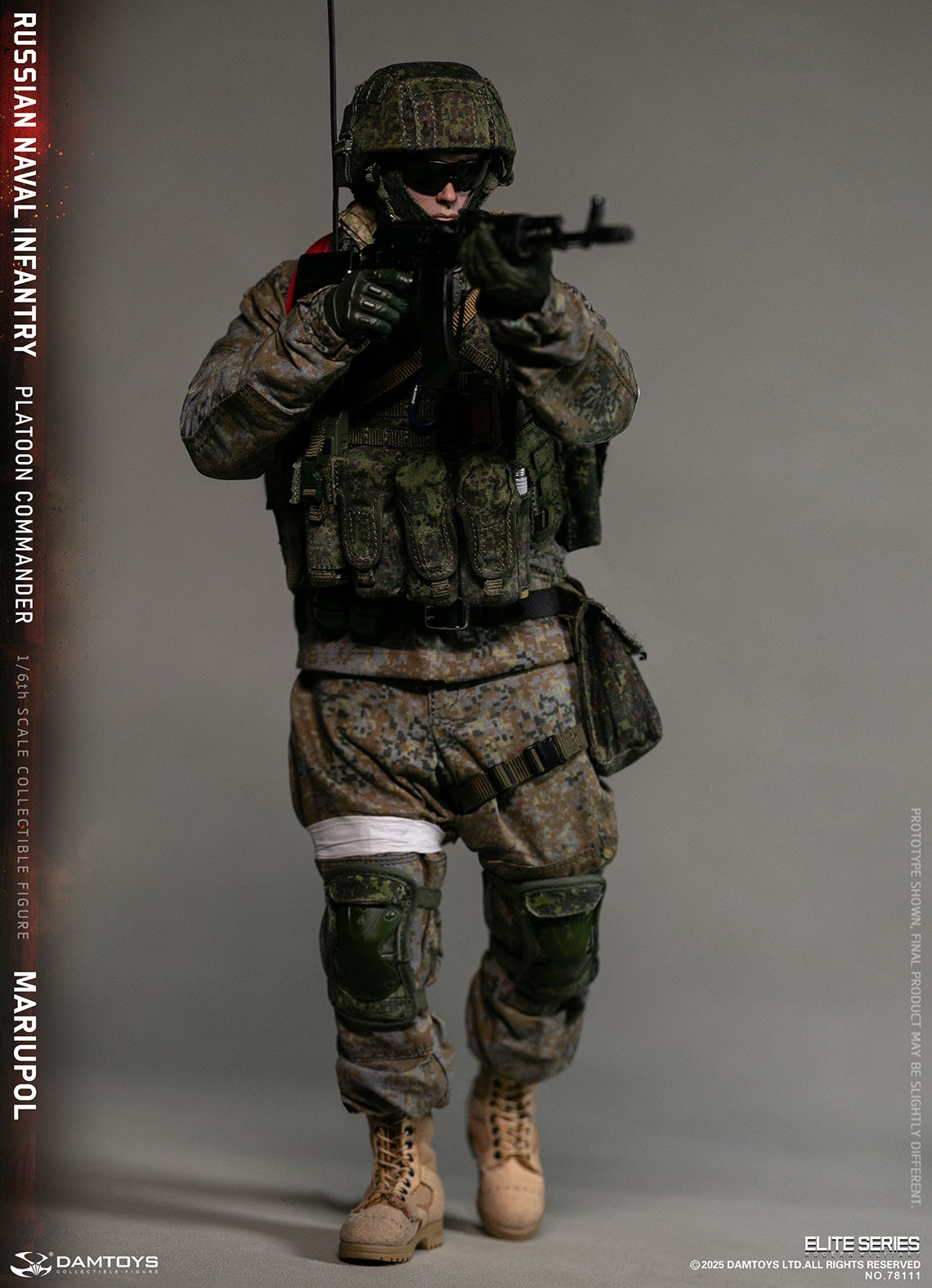 Presale DAMTOYS 78111 1/6 Russian Naval Infantry Commander Mariupol Figure Model