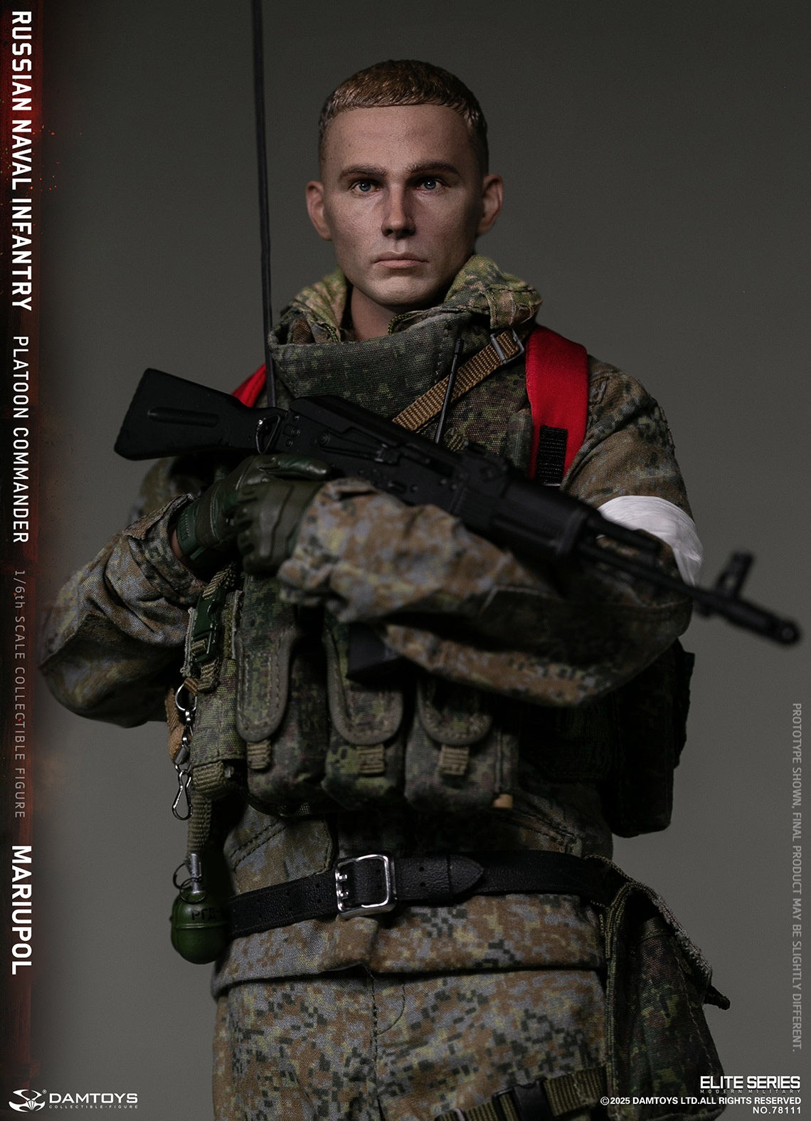 Presale DAMTOYS 78111 1/6 Russian Naval Infantry Commander Mariupol Figure Model