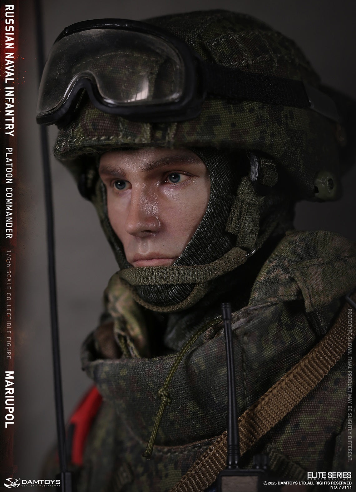 Presale DAMTOYS 78111 1/6 Russian Naval Infantry Commander Mariupol Figure Model