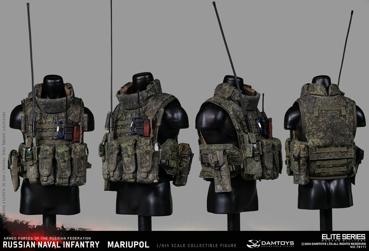 Presale DAMTOYS 78111 1/6 Russian Naval Infantry Commander Mariupol Figure Model