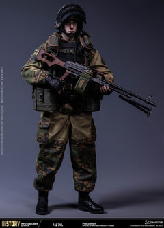 Presale DAMTOYS 78115 1/6 Russian Spetsnaz Mvd Sobr Lynx Pkm Gunner Action Figure