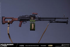 Presale DAMTOYS 78115 1/6 Russian Spetsnaz Mvd Sobr Lynx Pkm Gunner Action Figure