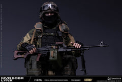 Presale DAMTOYS 78115 1/6 Russian Spetsnaz Mvd Sobr Lynx Pkm Gunner Action Figure