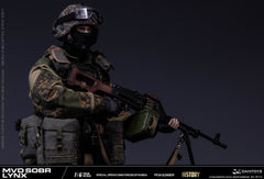 Presale DAMTOYS 78115 1/6 Russian Spetsnaz Mvd Sobr Lynx Pkm Gunner Action Figure