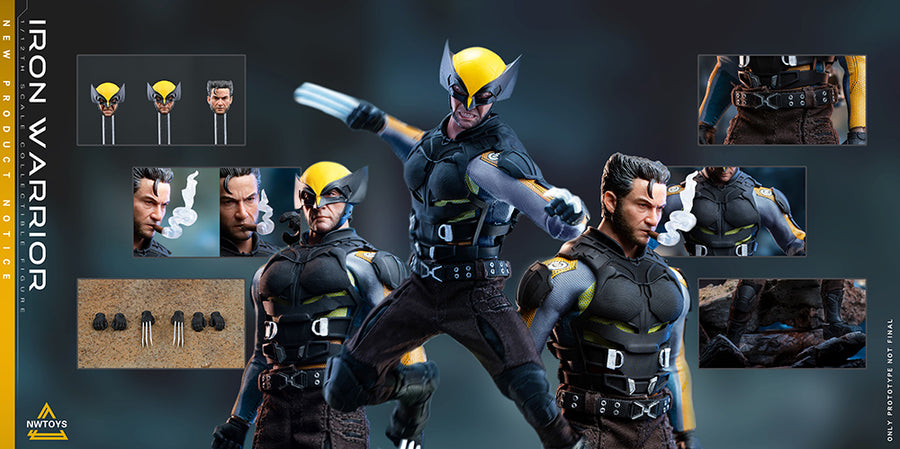 Nwtoys 1/12 Iron Warrior Logan Collectible Male Action Figure Model Toy