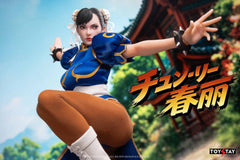 Presale TOYSTAY TS-011A 1/6 Kung Fu Girl Chun Li Female Action Figure Toy Blue Ver.
