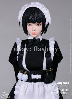 Presale DAMTOYS GLC01 1/6 Phantom Cipher Zero Trace  Angelica Action Figure Toy