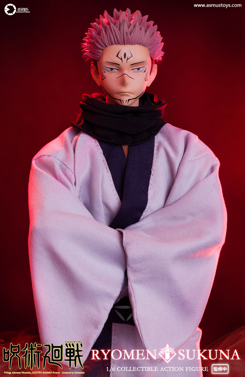 Presale Asmus JJKS05A 1/6 Jujutsu Kaisen Ryomen Sukuna Male Action Figure Model