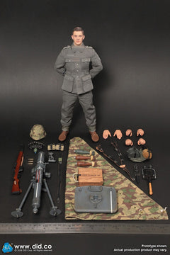 Presale DID D80195 1/6 WWII German GD Infantry Mortarman Bruno Action Figure Toy