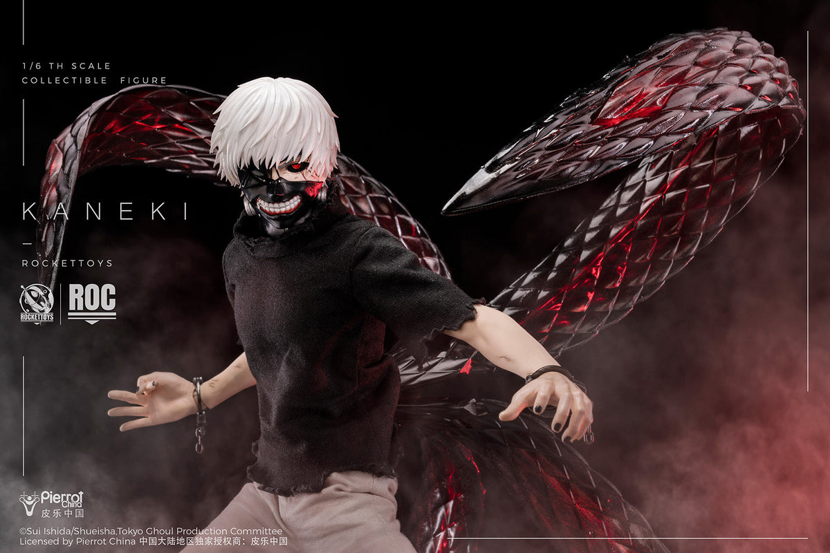 Presale RocketToys ROC-024 1/6 Tokyo Ghoul Kaneki Ken Action Figure Awakened Ver