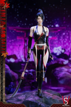 In Stock SWTOYS FS076 1/6 Ninja Momiji Female Action Figure Model Toy Black Ver.