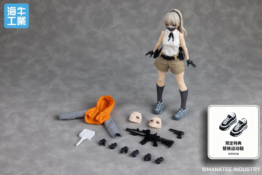 Vorverkauf Manatee Industry MI-02 1/12 Desktop Wars Arisa Weibliche Actionfigur Spielzeug