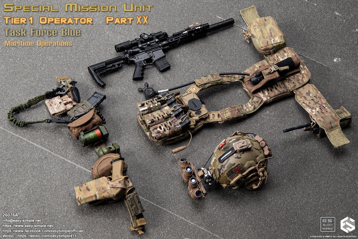 Presale Easy&Simple 26076A 1/6 Special Mission Unit Tier1 Operator Figure Toy