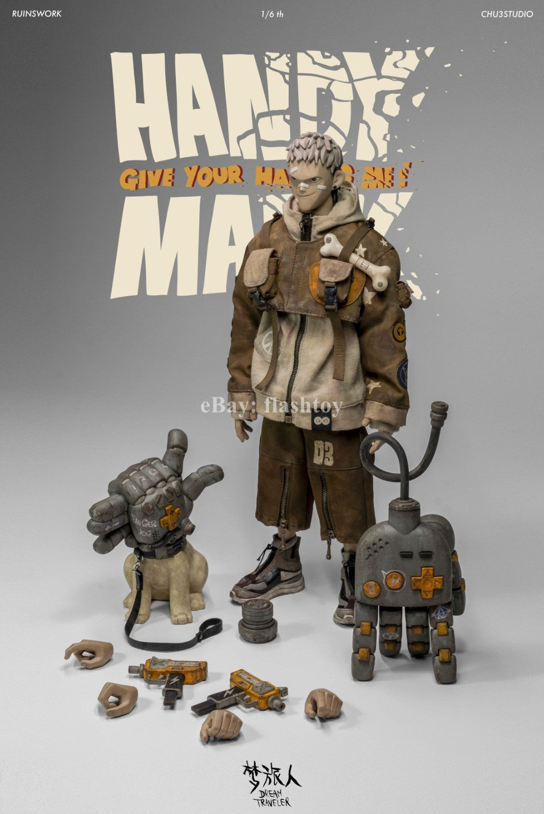 Presale CHU3STUDIO 1/6 RUINSWORK Dream Traveler Handy Mark Action Figure Model
