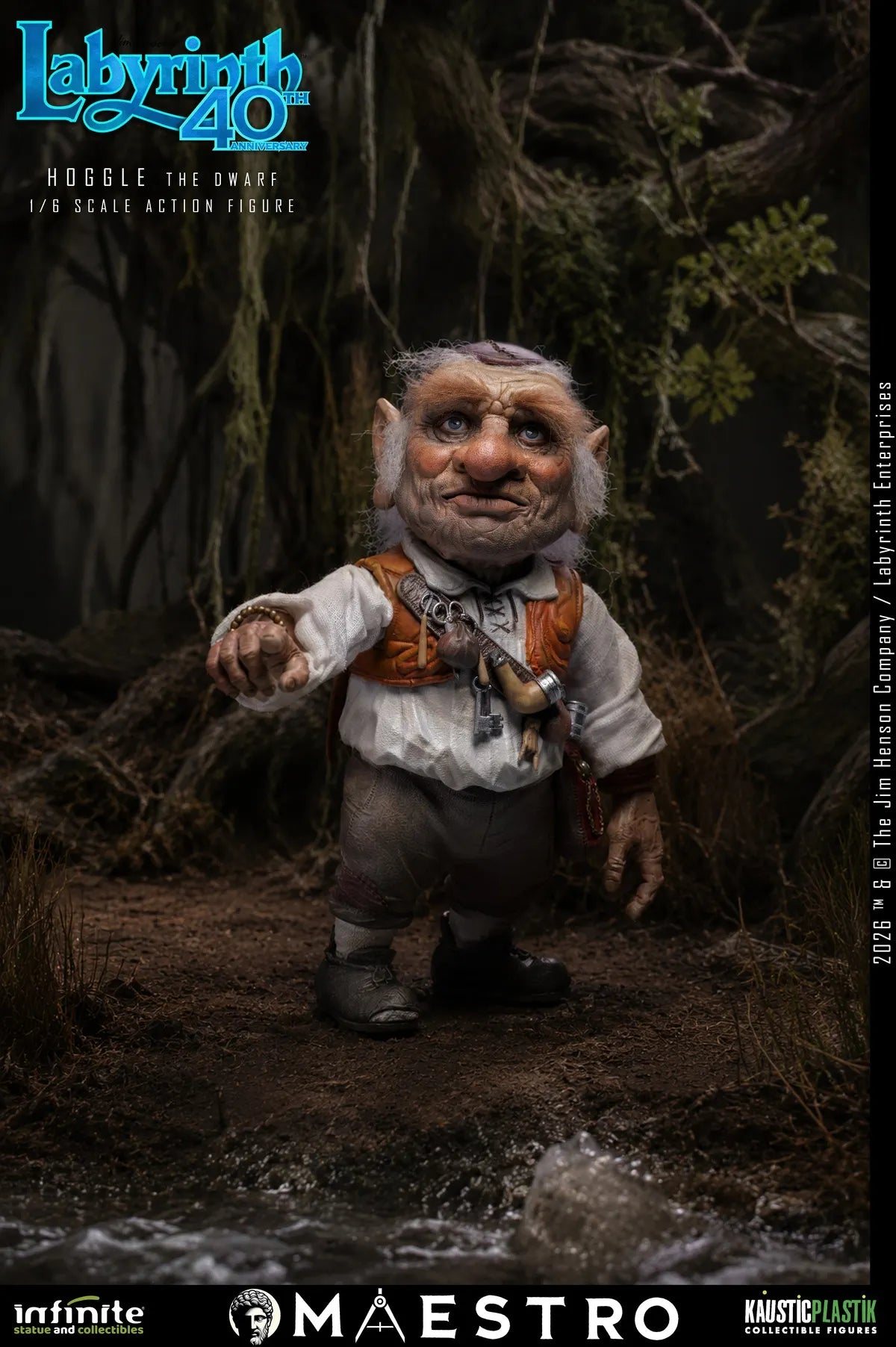 Presale Infinite 1/6 Labyrinth Jareth Hoggle The Dwarf Collectible Action Figure