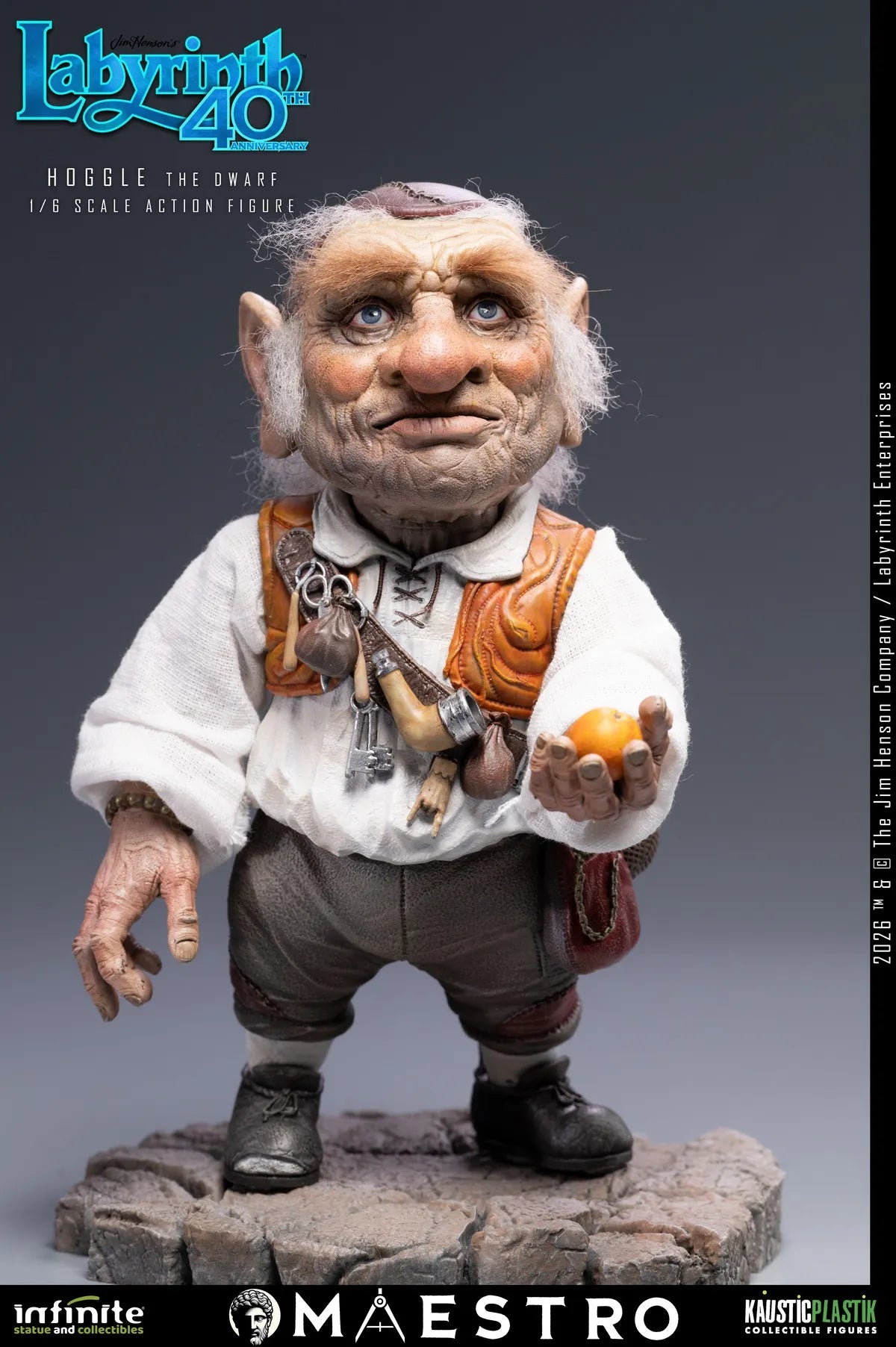 Presale Infinite 1/6 Labyrinth Jareth Hoggle The Dwarf Collectible Action Figure
